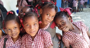 Haiti school students